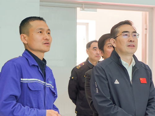 Sun Daojun Inspected the Safety Production Work During the “May 1st” Holiday at BlueSky